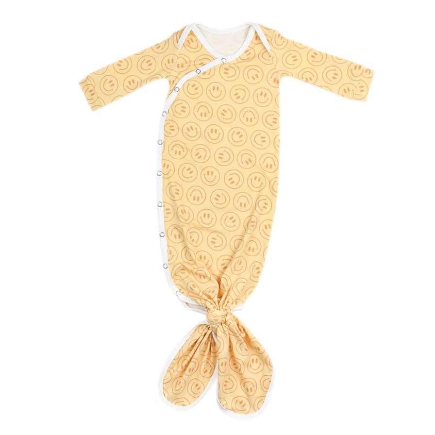 Baby Copper Pearl | Vance (Smiley Face) Knotted Gown