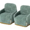 Lifestyle Maileg | Green Mouse Armchairs Set Of 2