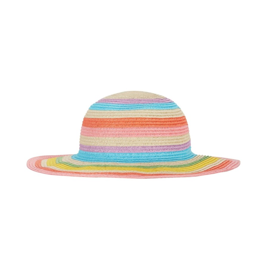 Accessories Andy & Evan | Rainbow Striped Sunhat