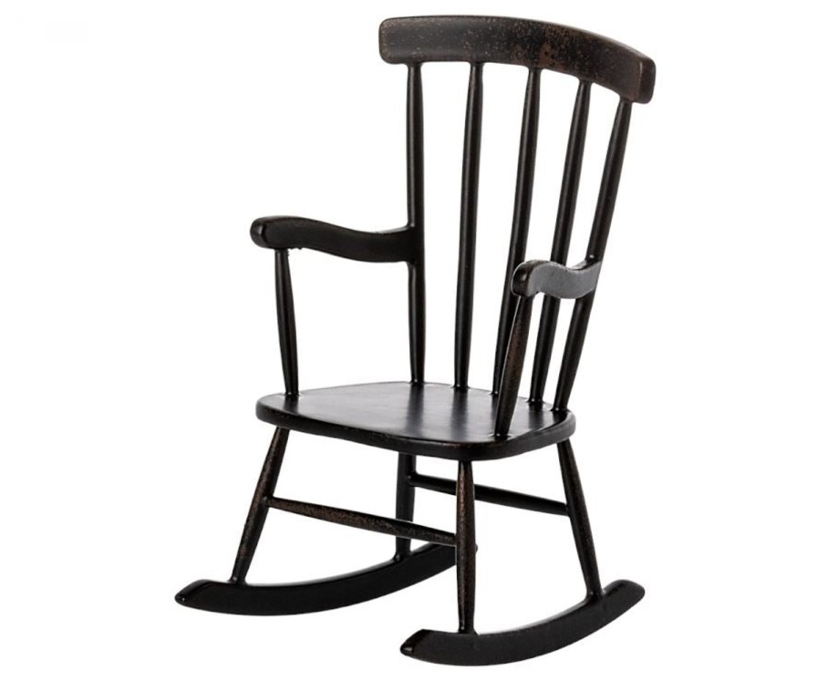 Lifestyle Maileg | Mouse Rocking Chair-Anthracite