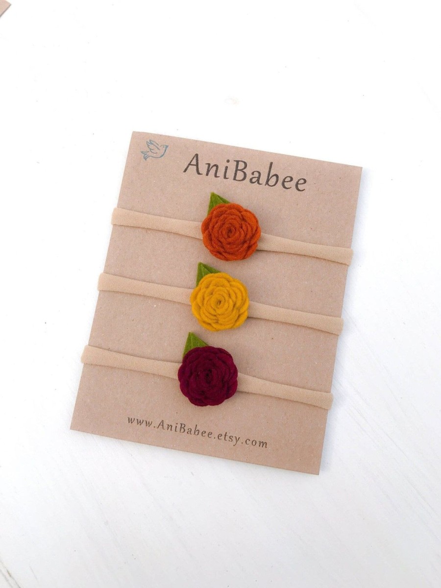 Accessories AniBabee | Small Rose Headband Sets