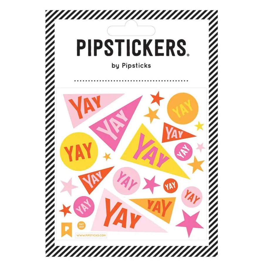 Lifestyle Pipsticks | Fuzzy Yay Flags Sticker Sheet