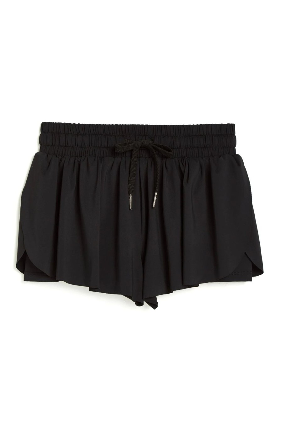 Tween Tractr | Black Butterfly Shorts