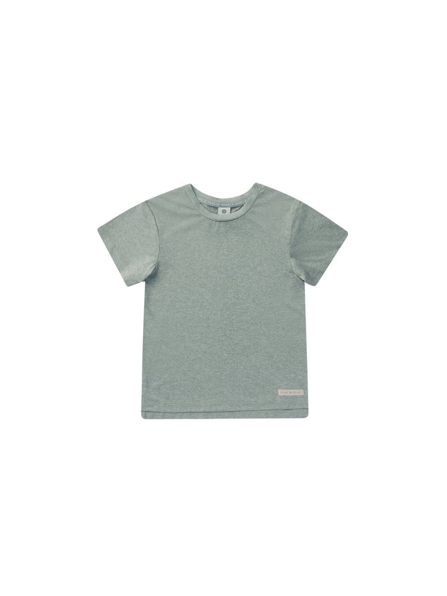 Child Play by Rylee + Cru | Heathered Aqua Tee