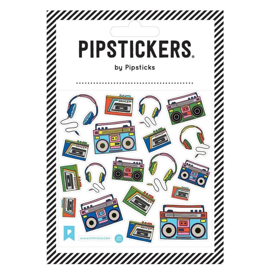 Lifestyle Pipsticks | Fuzzy Music Machines Sticker Sheet