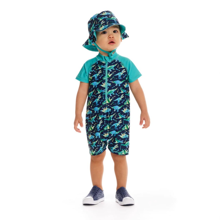 Baby Andy & Evan | Dino Rashguard & Hat