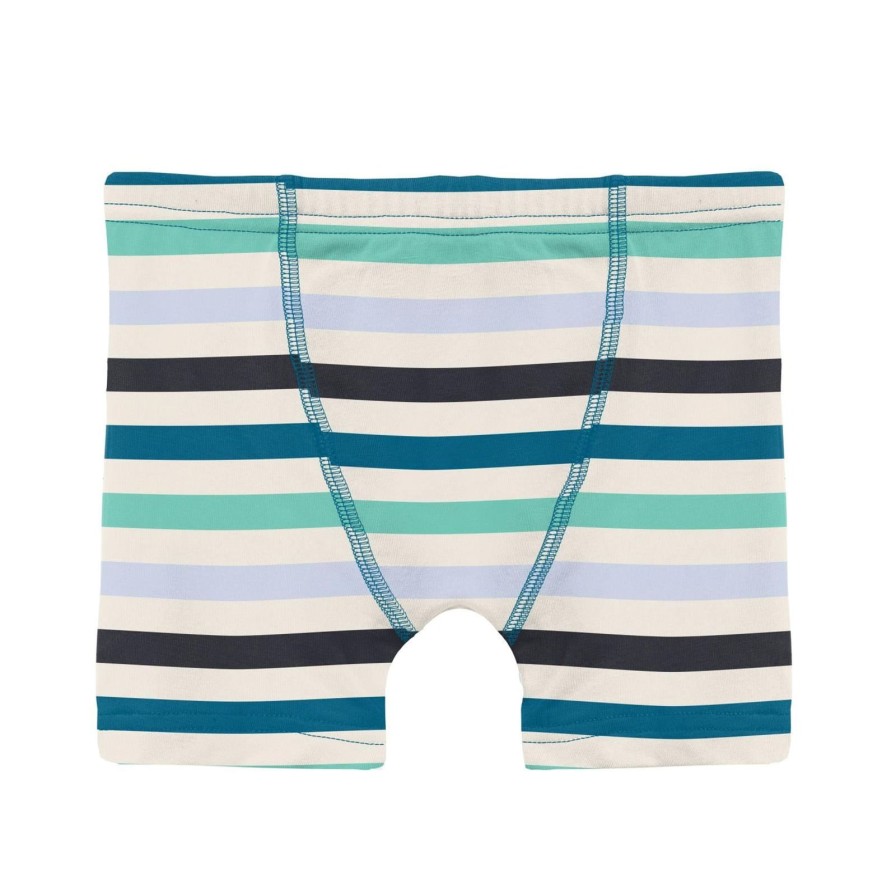 Child Kickee Pants | Little Boy Blue Stripe Boxers