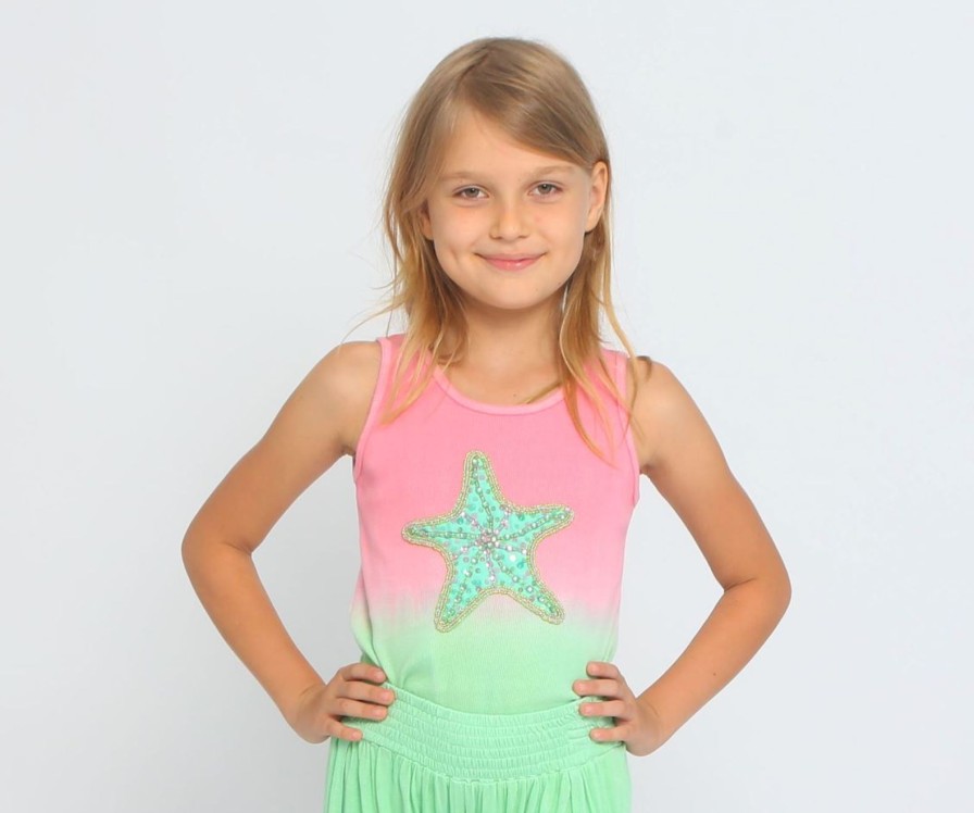 Child Haven Girl | Dip Dye Starfish Tank