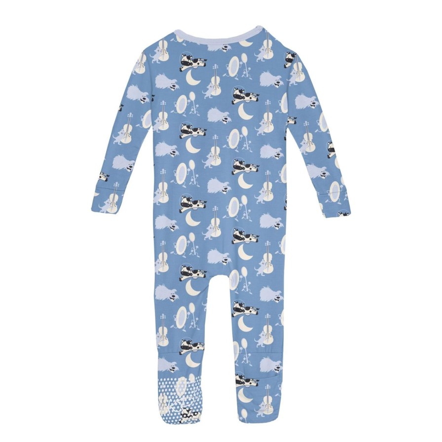 Baby Kickee Pants | Hey Diddle Zip Flip Footie