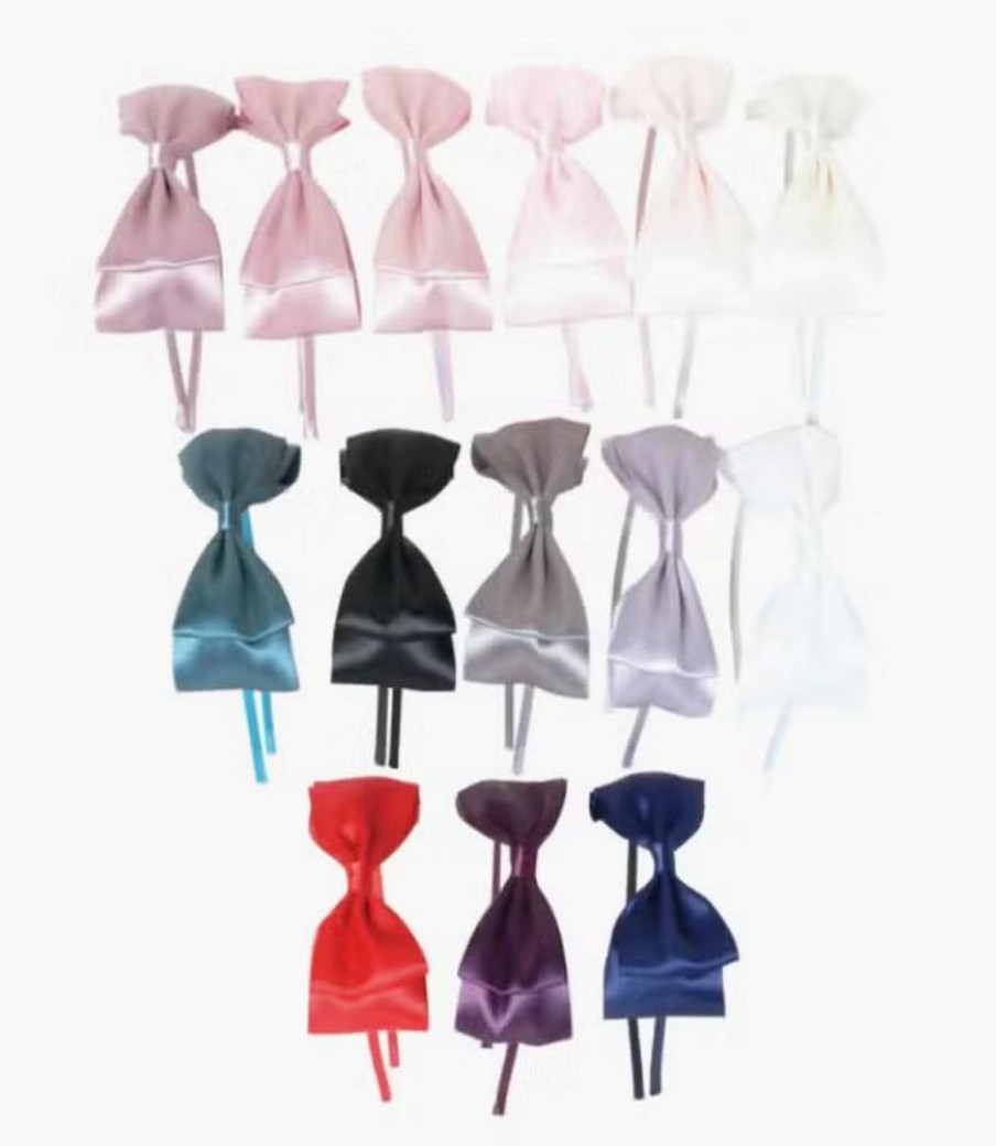 Accessories Bows Arts | Satin Flat Bow Headband