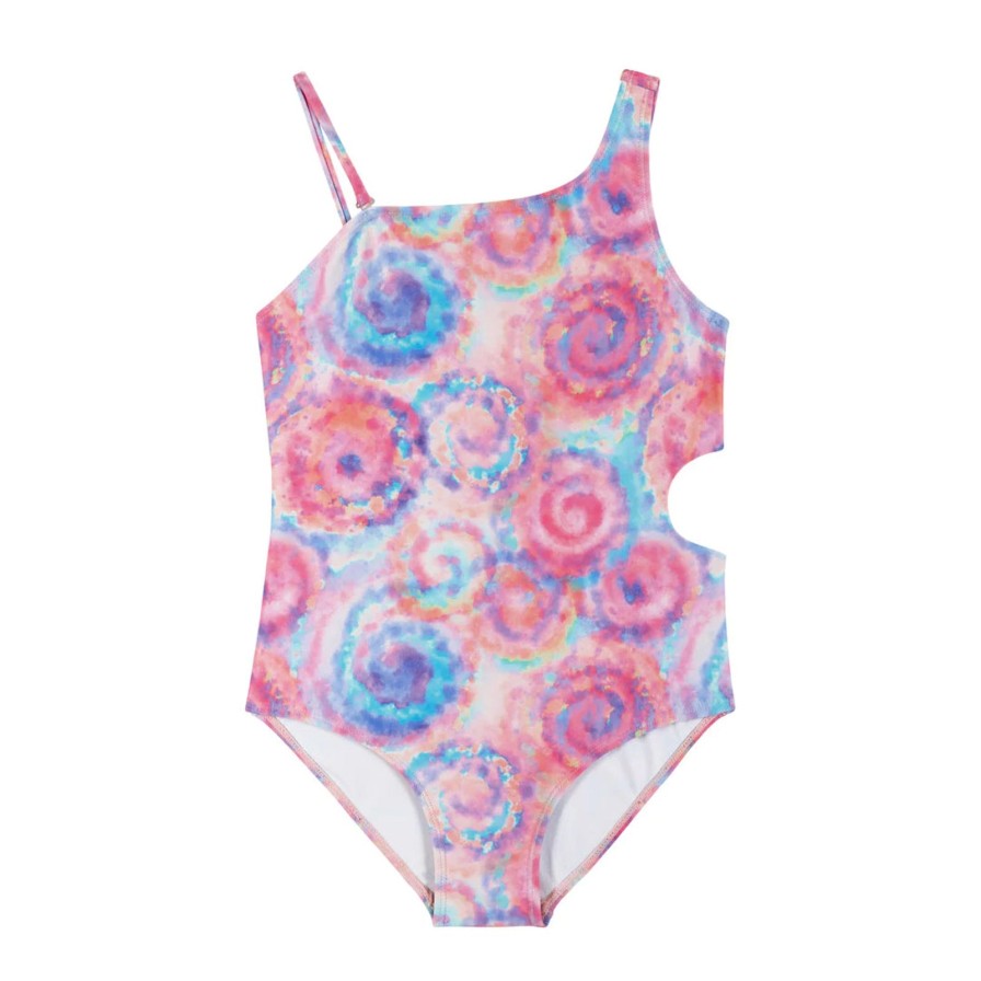 Tween Andy & Evan | Tie-Dye Cut-Out Swimsuit