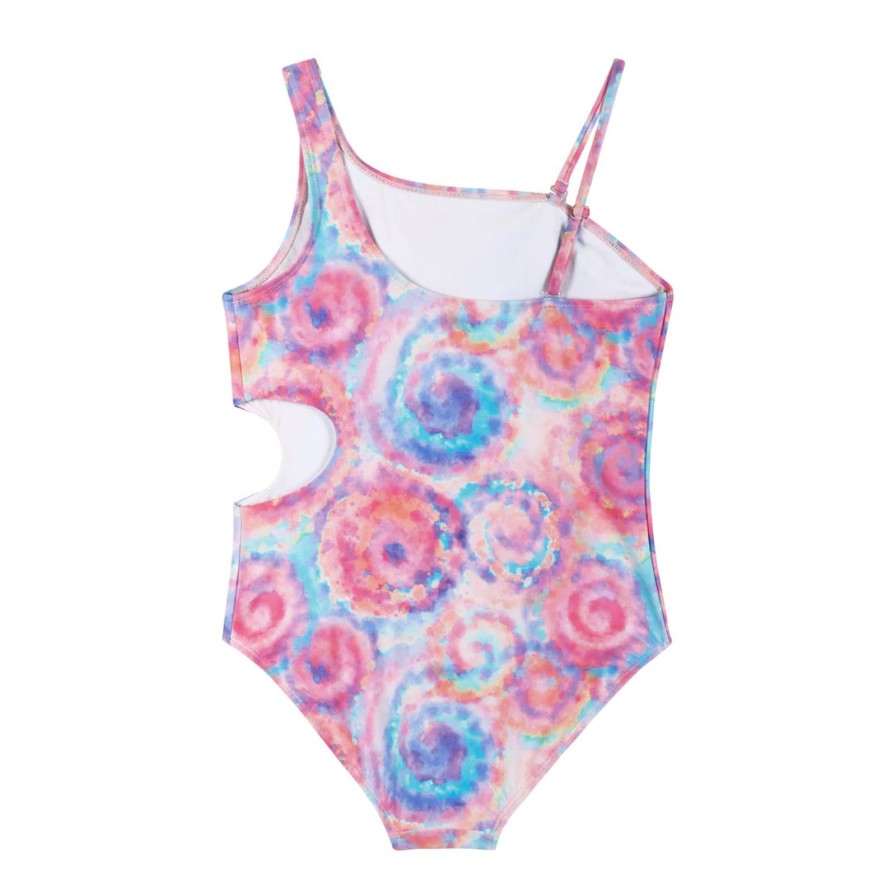 Tween Andy & Evan | Tie-Dye Cut-Out Swimsuit