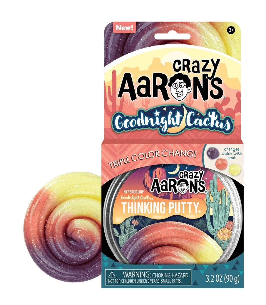 Lifestyle Crazy Aaron's | Goodnight Cactus Thinking Putty