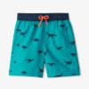 Child Hatley Kids | Silhouette Dino Swim Trunks