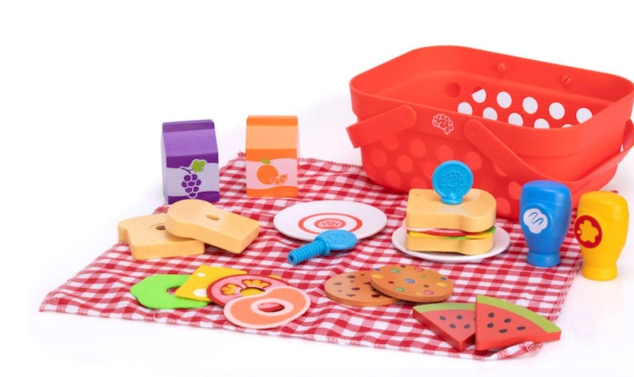 Lifestyle Fat Brain Toys | Pretendables Picnic Basket Set