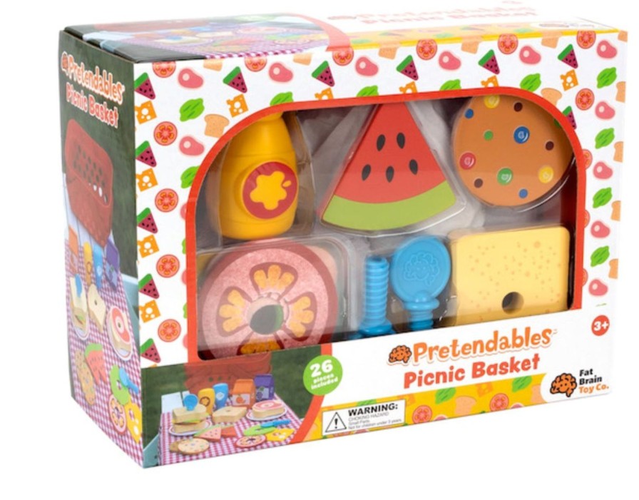 Lifestyle Fat Brain Toys | Pretendables Picnic Basket Set