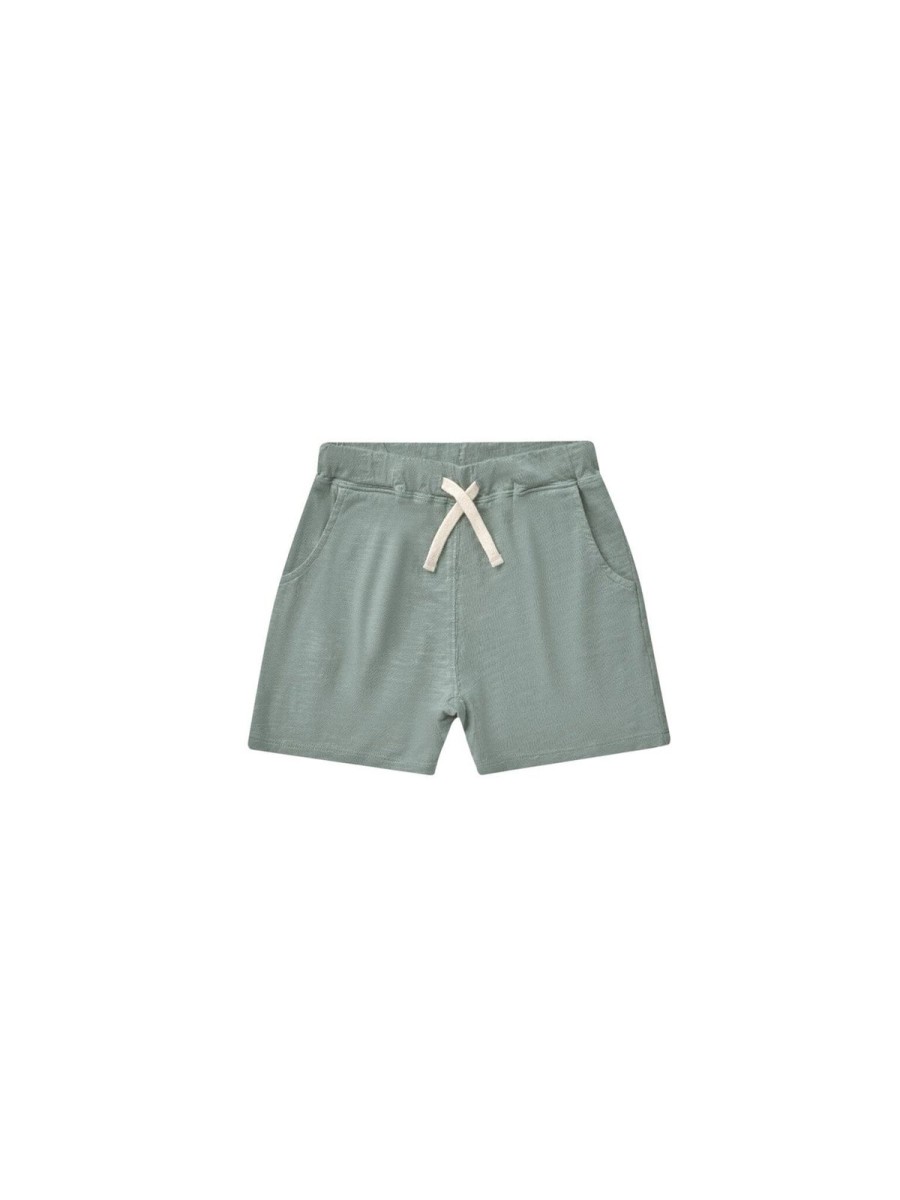 Child Rylee and Cru | Aqua Drawstring Short