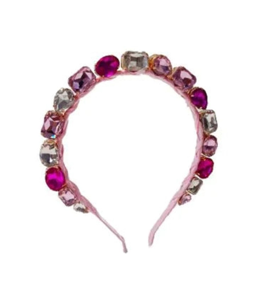 Accessories Bari Lynn | Standing Multi Jewel Headband