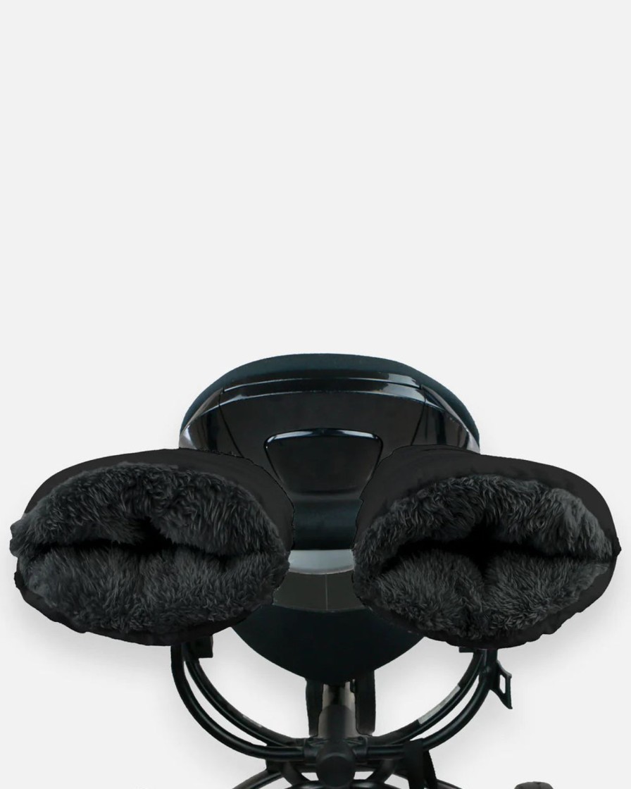 Baby Care 7AM | Black Plush Warmmuffs