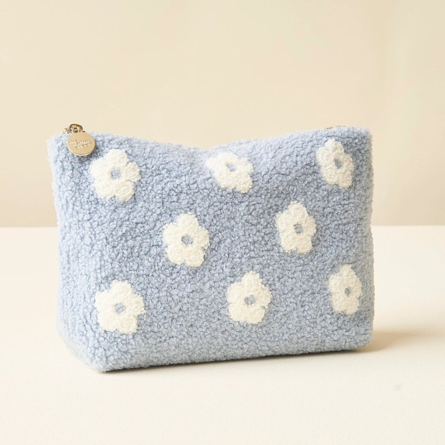 Baby Care The Darling Effect | Flower Blue Sherpa Pouch