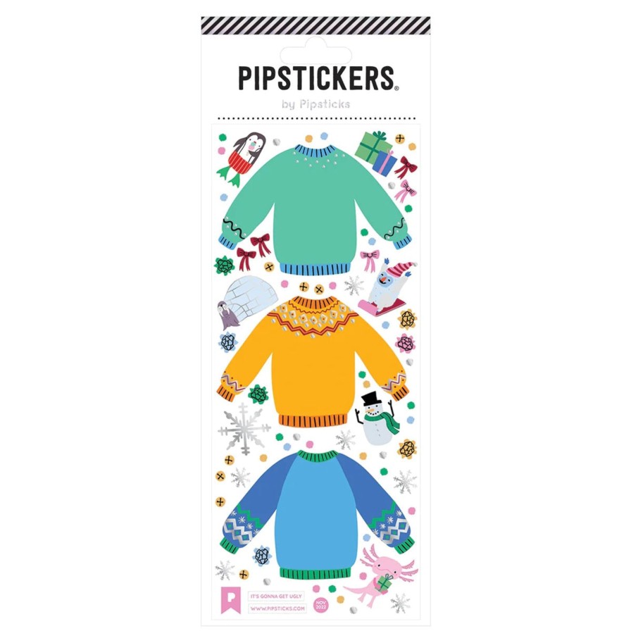 Lifestyle Pipsticks | It'S Gonna Get Ugly Sweater Sticker Sheet