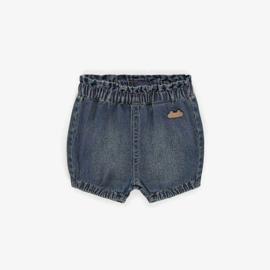 Baby Souris Mini | Light Blue Denim Shorts