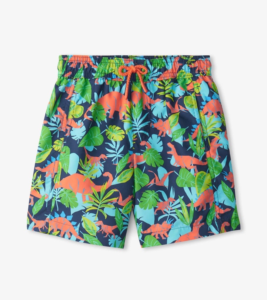 Child Hatley Kids | Dino Jungle Swim Trunks