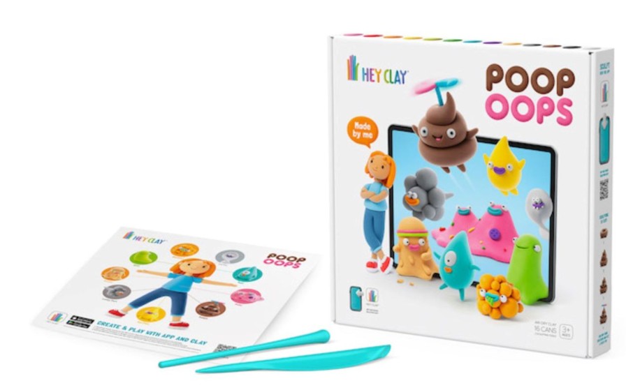 Lifestyle Fat Brain Toys | Hey Clay Poop Oops