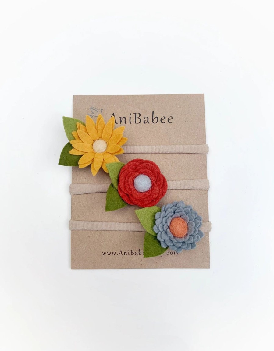 Accessories AniBabee | Fall Floral 3-Pack Headbands