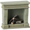 Lifestyle Maileg | Miniature Green Fireplace