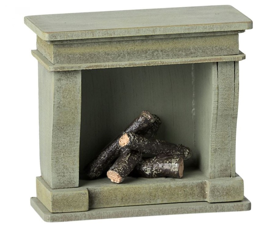 Lifestyle Maileg | Miniature Green Fireplace