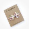 Accessories AniBabee | Floral Print Violet Bow