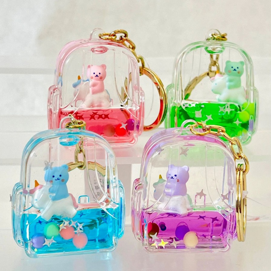 Lifestyle BCmini | Bear & Unicorn Floaty Key Charm