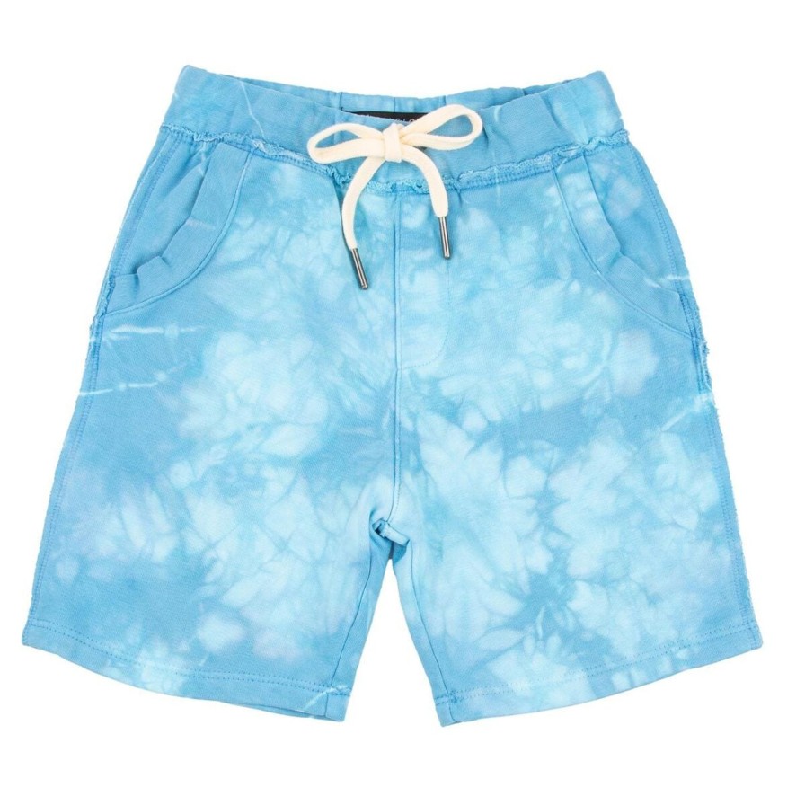 Child Miki Miette | Blue Tie Dye Shorts