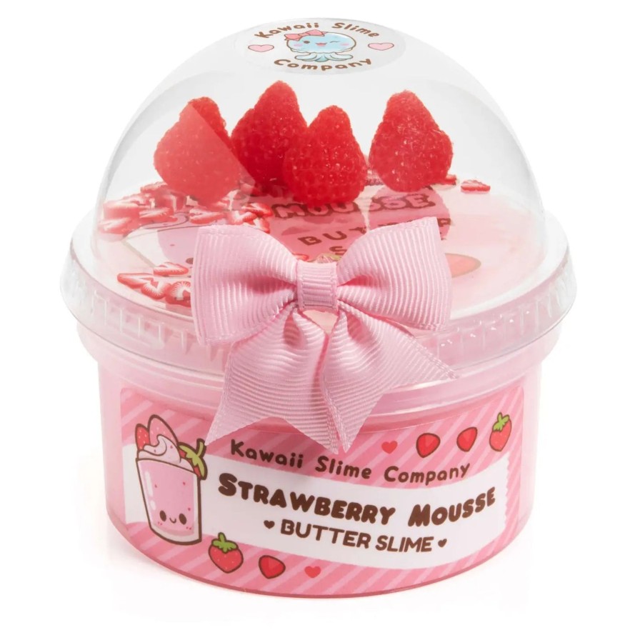 Lifestyle Kawaii Slime Company | Strawberry Mousse Butter Slime