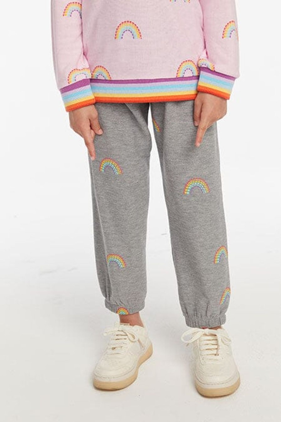 Child Chaser | Grey Rainbow Sweatpants