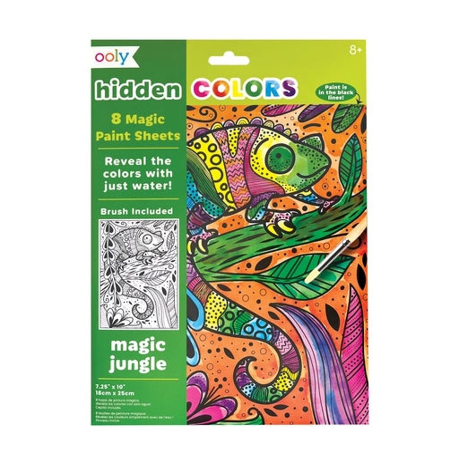 Lifestyle Ooly | Magic Jungle Hidden Color Paint Sheets