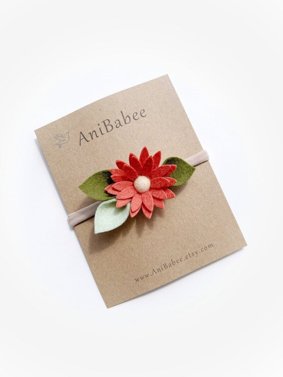 Accessories AniBabee | Red Fox Daisy Headband