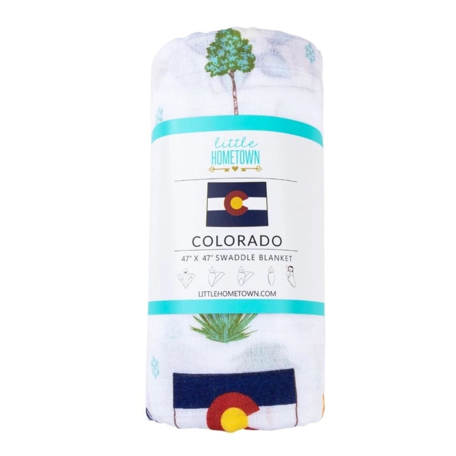 Baby Care Little Hometown | Colorado Swaddle Blanket