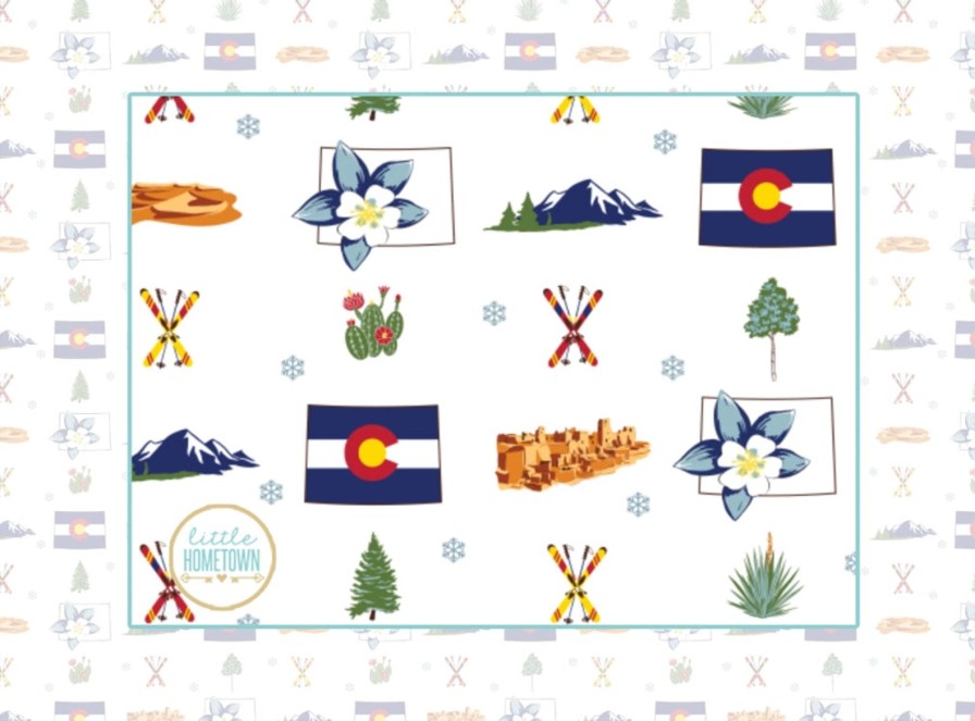 Baby Care Little Hometown | Colorado Swaddle Blanket