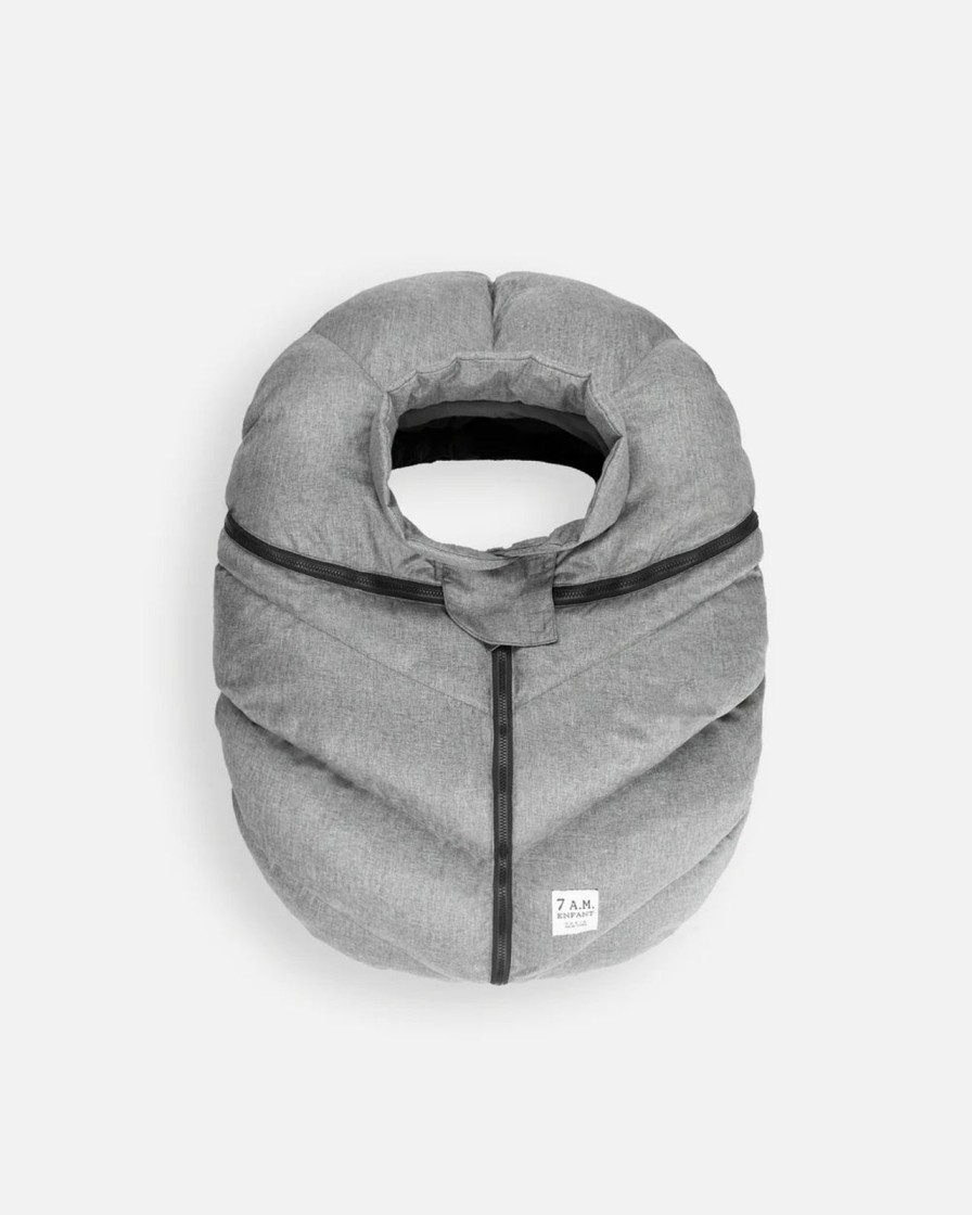 Baby Care 7AM | Heather Grey Car Seat Cocoon