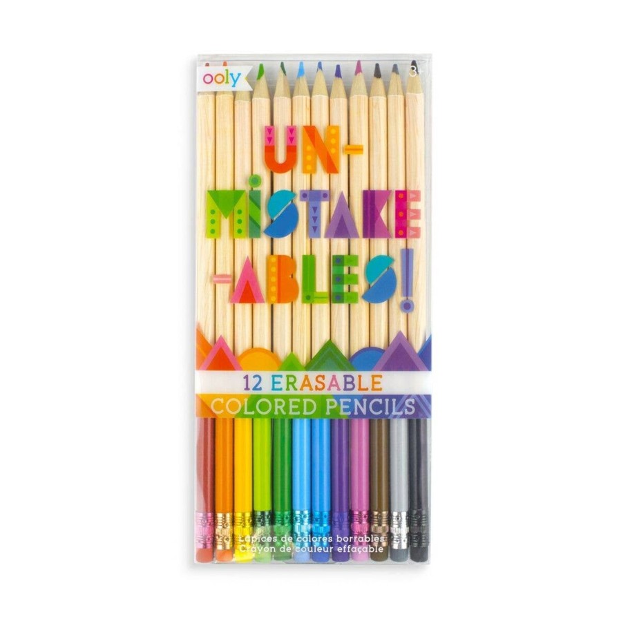 Lifestyle OOLY | Un-Mistake-Ables! Erasable Colored Pencils