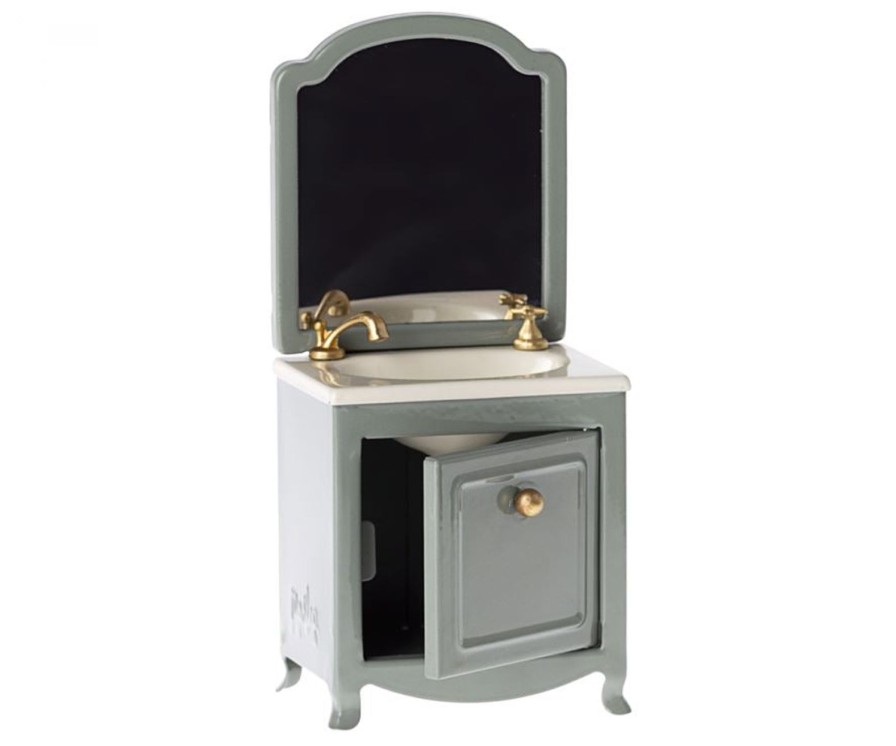 Lifestyle Maileg | Dark Mint Sink With Dresser