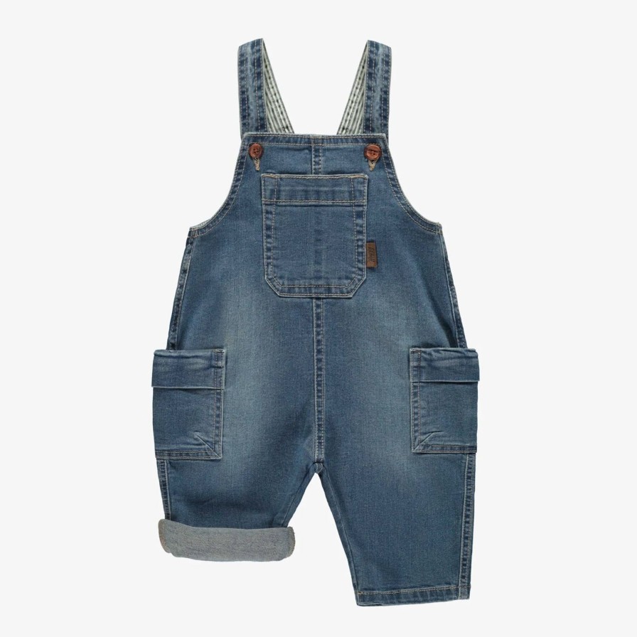 Baby Souris Mini | Loose Fit Denim Overalls