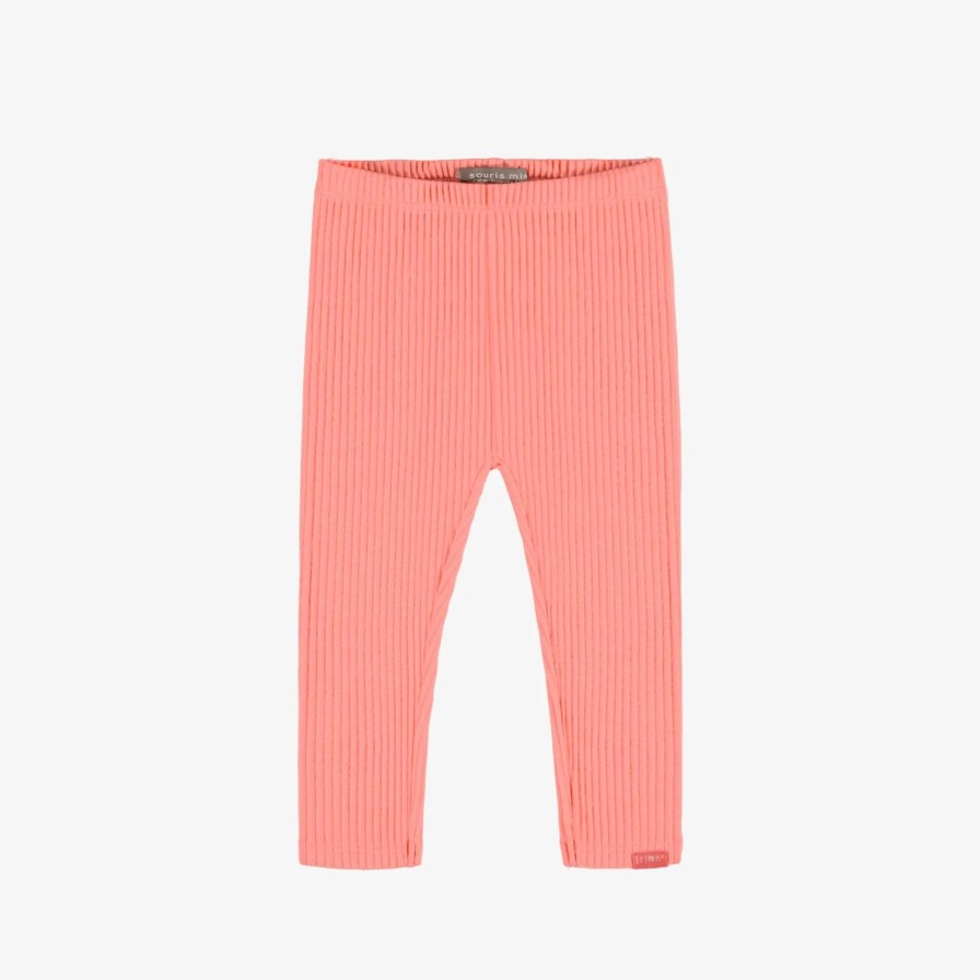 Baby Souris Mini | Coral Ribbed Legging