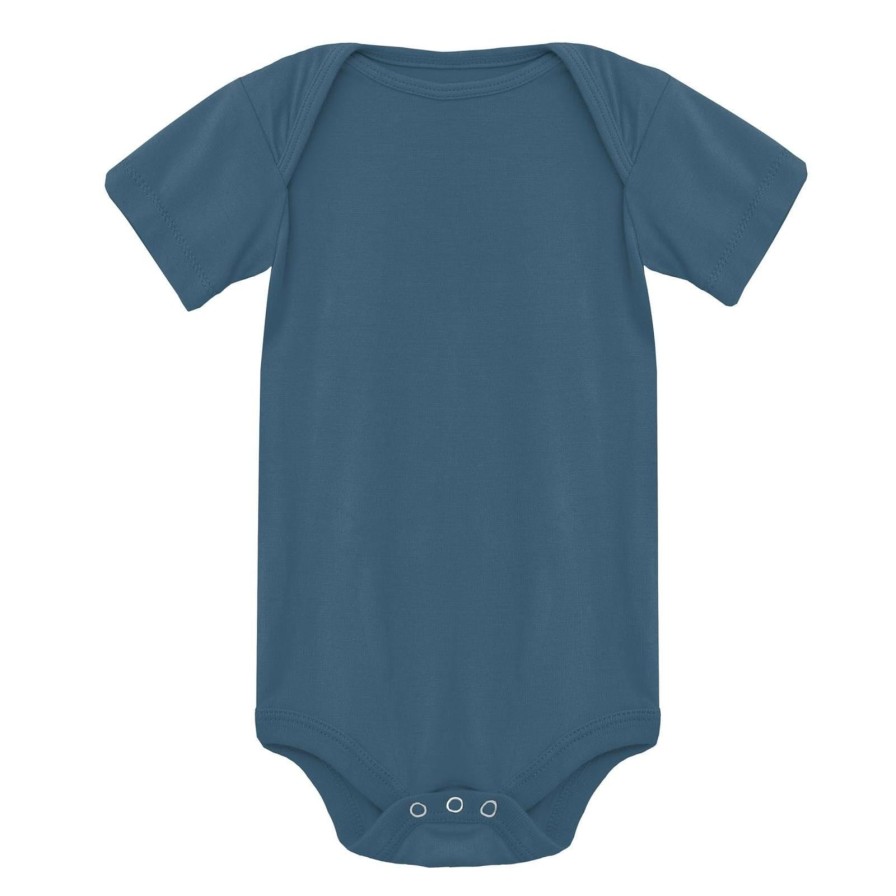 Baby Kickee Pants | Short Sleeve Deep Sea Onesie