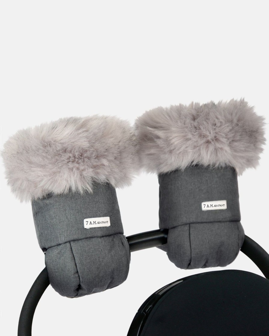 Baby Care 7AM | Heather Grey Tundra Warmmuffs