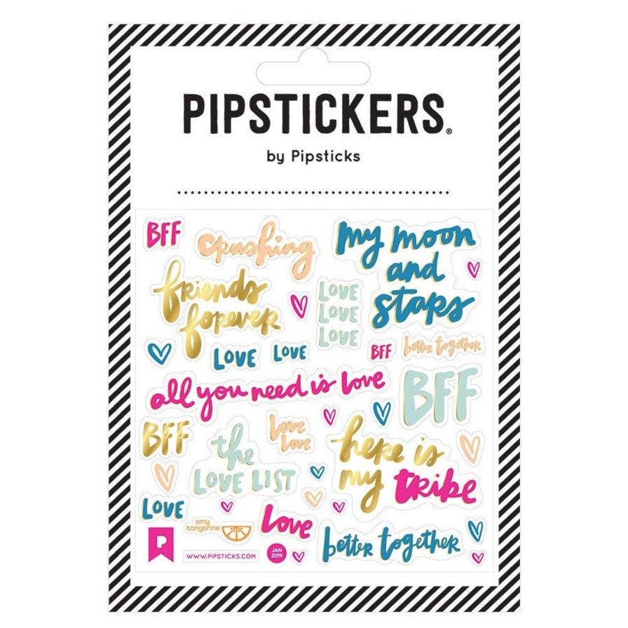 Lifestyle Pipsticks | Best Friends Sticker Sheet