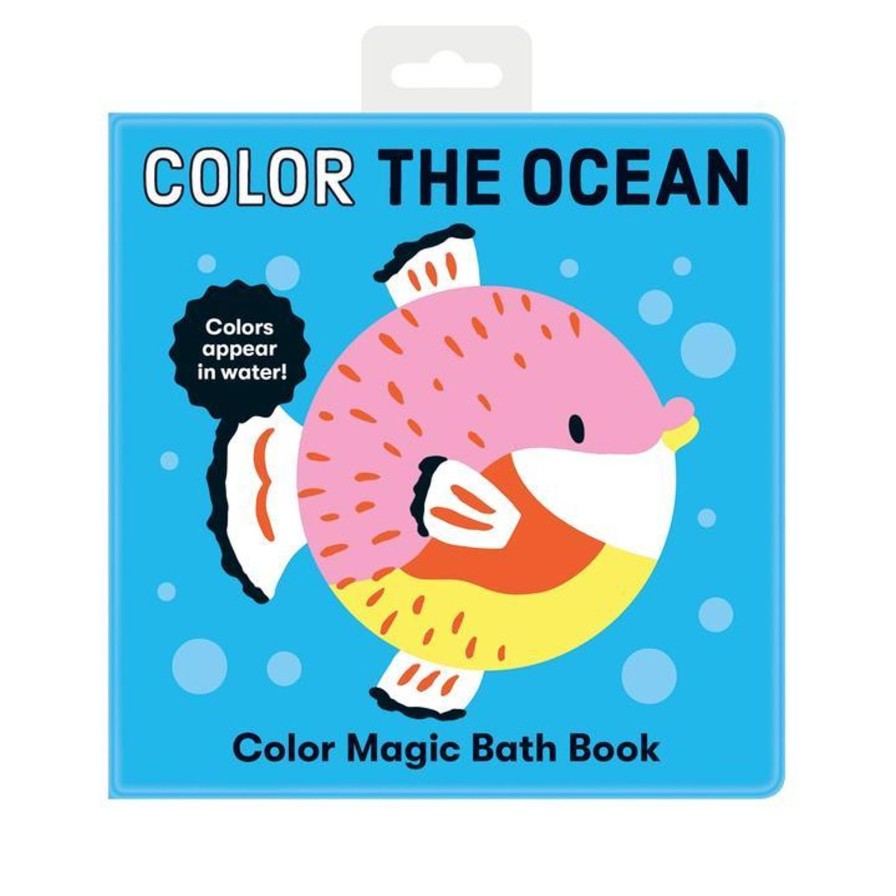 Baby Care Mudpuppy | Color The Ocean Color Magic Bath Book