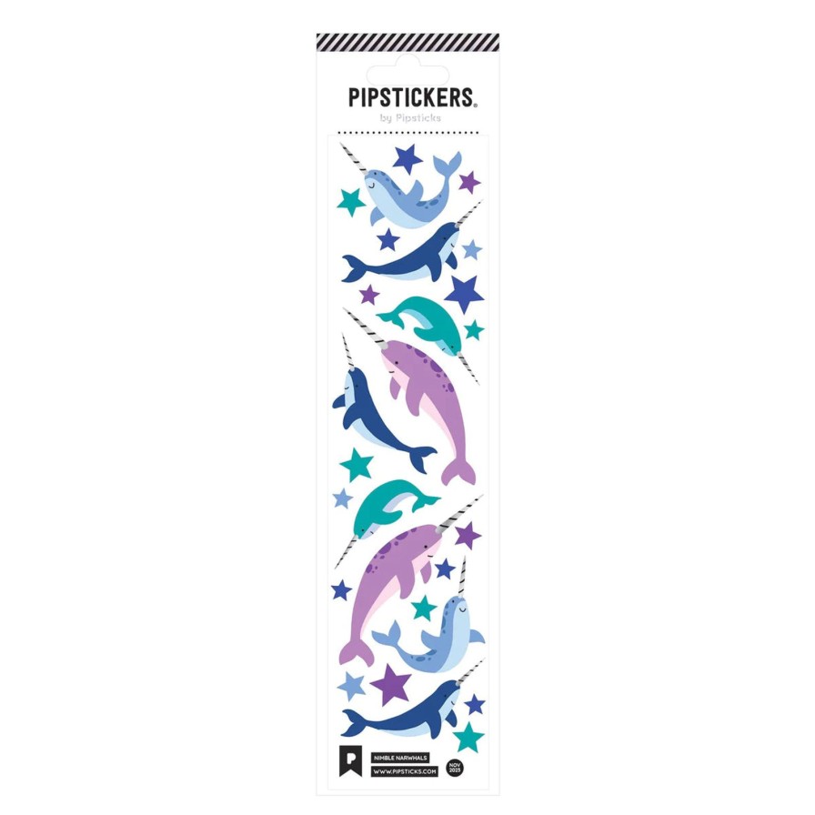 Lifestyle Pipsticks | Nimble Narwhals Sticker Sheet